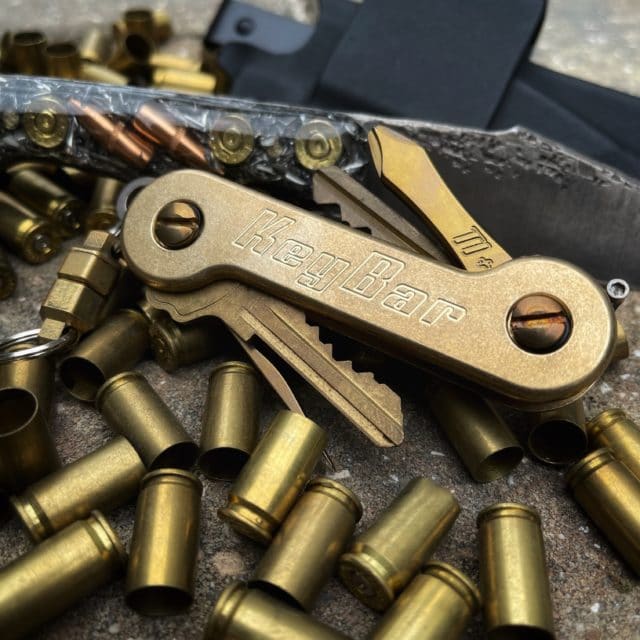 Stonewashed Brass KeyBar