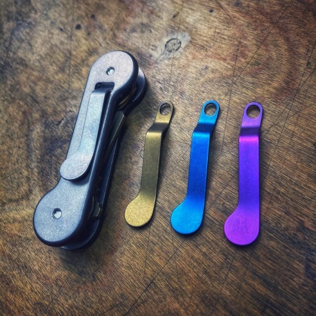 Spare Titanium Pocket Clip for KeyBar