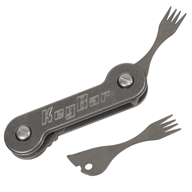 Fork-Insert-in-Use-with-KeyBar-Key-Organizer-EDC-Tool-White-Background