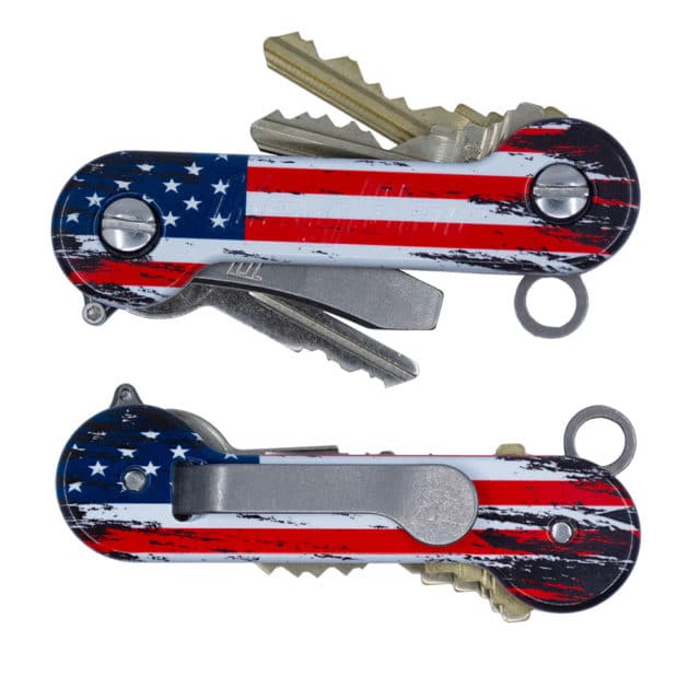 The American Aluminum KeyBar UV printed key organizer tool organizer
