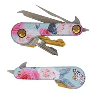 Pastel-Butterfly-Aluminum KeyBar JR