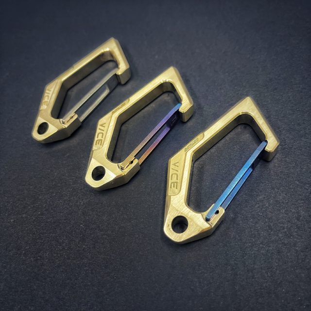 Solid Bronze KeyVice Carabiner KeyBar Vice Hardware