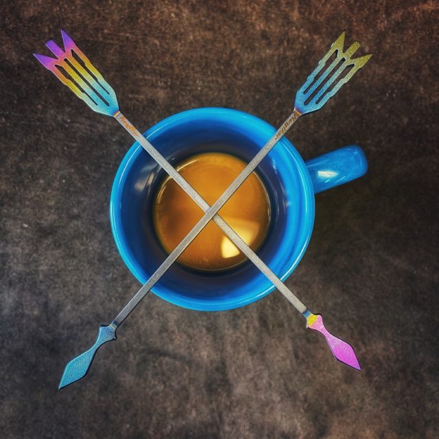 Color Dip Arrow Coffee Stirrers